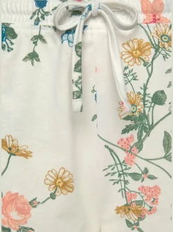 Pyjama court fantaisie coupe classique