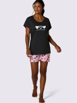 Pyjama court jersey fin