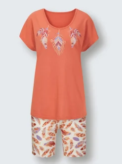 Pyjama court jersey fin