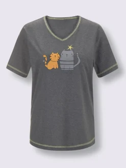Pyjama court jersey fin