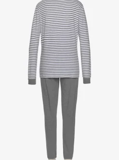 Pyjama imprimé, manches et jambes longues