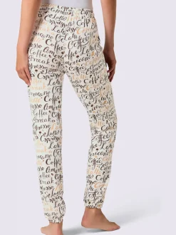 Pyjama-pantalon jersey fin