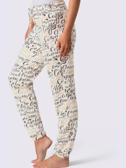 Pyjama-pantalon jersey fin