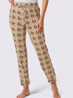 Pyjama-pantalon jersey fin