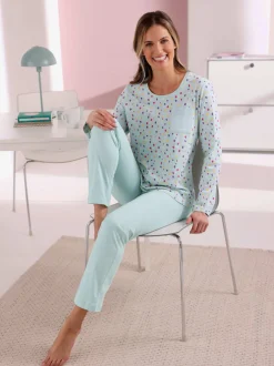 Pyjama-pantalon jersey fin