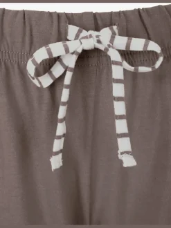 Pyjama à rayures en fils teintés