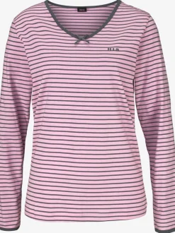 Pyjama à rayures en fils teintés
