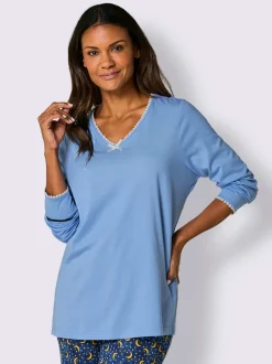 Pyjama-t-shirt jersey fin