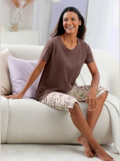 Pyjama-t-shirt jersey fin