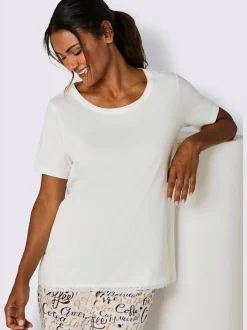 Pyjama-t-shirt jersey fin