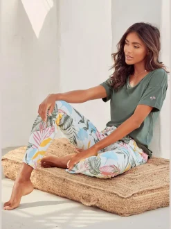 Pyjama vivance dreams avec motif tropical