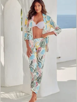 Pyjama vivance dreams classique avec motif tropical