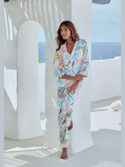 Pyjama vivance dreams classique avec motif tropical