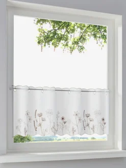 Rideau de vitrage lavable en machine