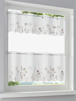 Rideau de vitrage lavable en machine