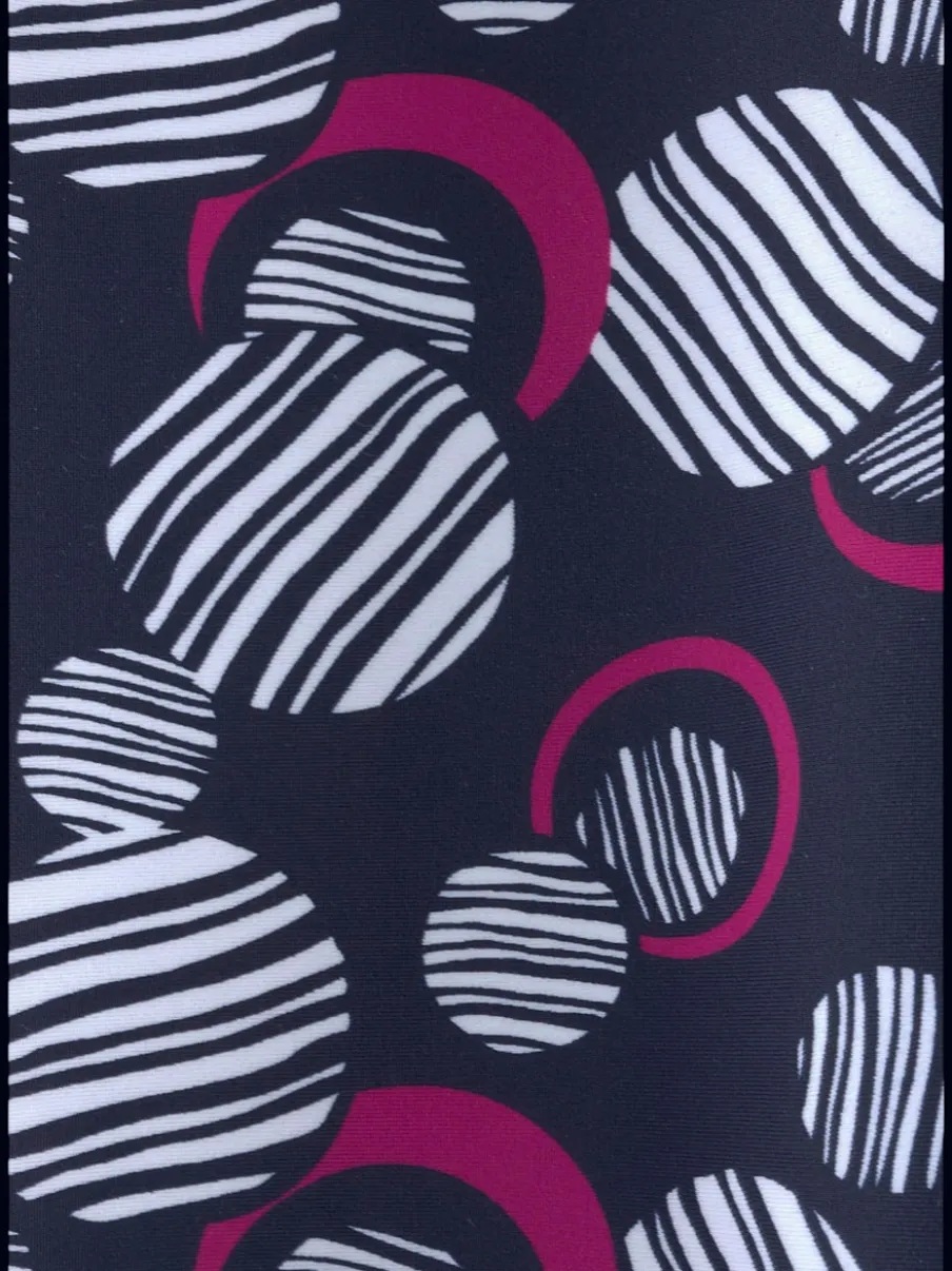 Robe de bain à col V avec jupe à motifs marins