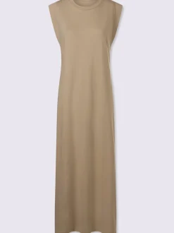 Robe de loisirs sans manches avec fentes latérales