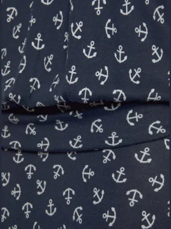 Robe de plage avec encolure froncée et bretelles réglables