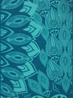 Robe de plage à encolure ronde et bretelles nouées