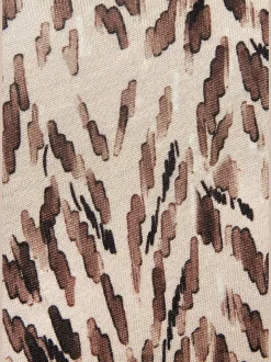 Robe de plage fluide manches courtes imprimée unique