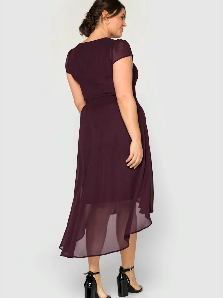 Robe de soirée manches chauve-souris affinantes