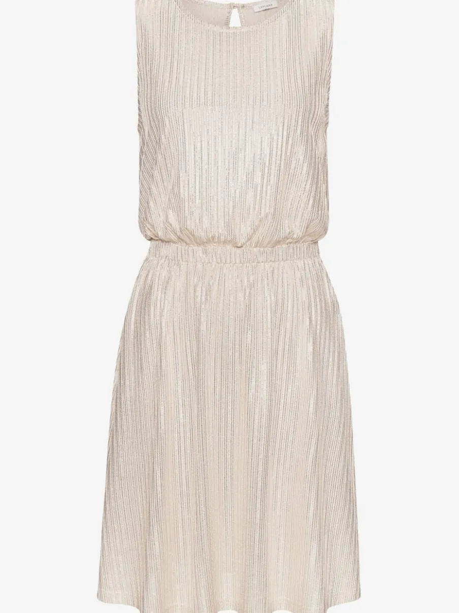 Robe d'été avec fente au dos et taille élastique