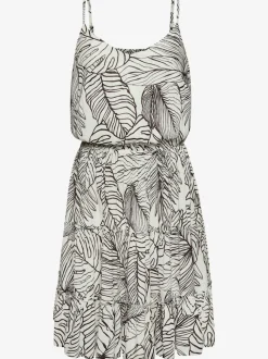 Robe d'été à col en V et motifs floraux uniques