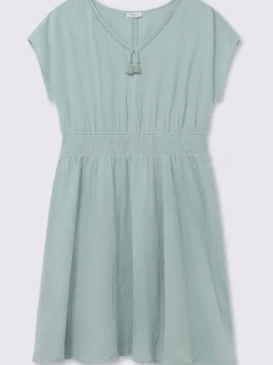 Robe d'été encolure en v affinante