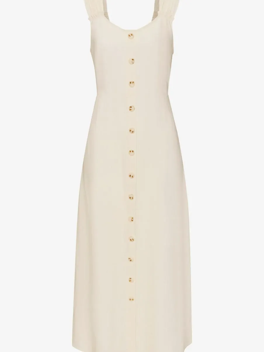 Robe d'été imprimée avec encolure en V froncée