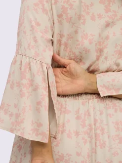 Robe d'été manches trompette 3/4
