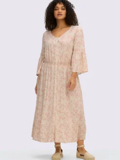 Robe d'été manches trompette 3/4