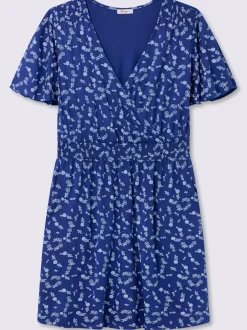 Robe en jersey encolure en v affinante