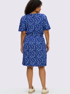 Robe en jersey encolure en v affinante