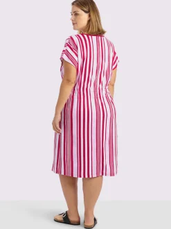 Robe en jersey encolure en v affinante