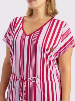 Robe en jersey encolure en v affinante