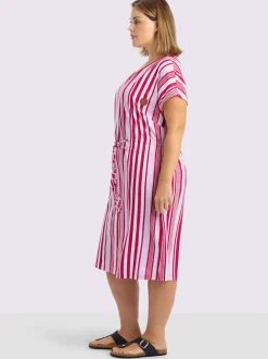 Robe en jersey encolure en v affinante