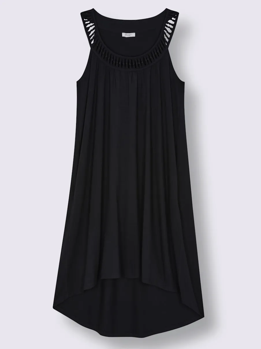 Robe en jersey encolure raffinée