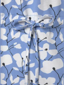 Robe en jersey à encolure ronde avec motif floral