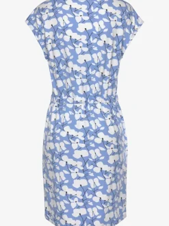 Robe en jersey à encolure ronde avec motif floral