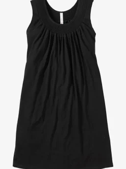 Robe en jersey encolure smockée
