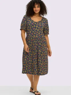 Robe en jersey motif paisley