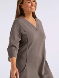 Robe en jersey qualité interlock indéformable