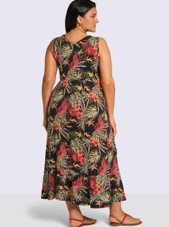Robe en jersey superbe aspect cache-cœur