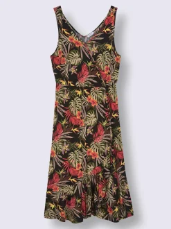 Robe en jersey superbe aspect cache-cœur