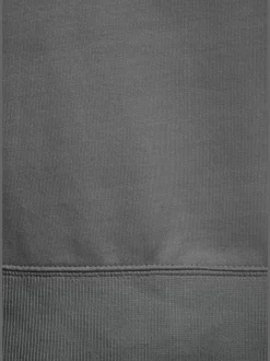 Robe en sweat à col rond avec poches et grand logo