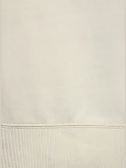 Robe en sweat à col rond avec poches et grand logo