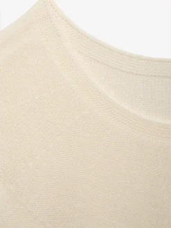 Robe en tricot encolure ronde classique