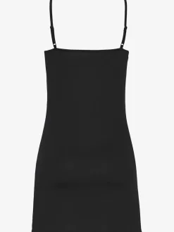 Robe en tricot légère à encolure ronde et sans manches