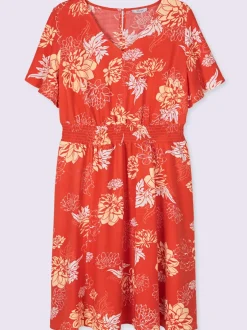 Robe à fleurs motif floral