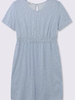 Robe à fleurs motif minimaliste